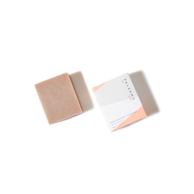 Rose Geranium + Mandarin Soap SINGLE