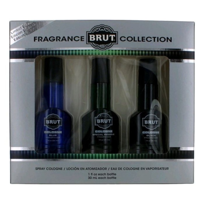 Brut 3 Piece Variety Set by Faberge for Men