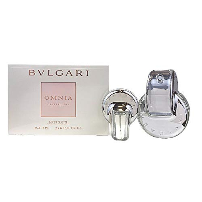 Bvlgari Omnia Crystalline 2 Piece Gift Set 2 Piece Gift Set With 2.2 Oz EDT
