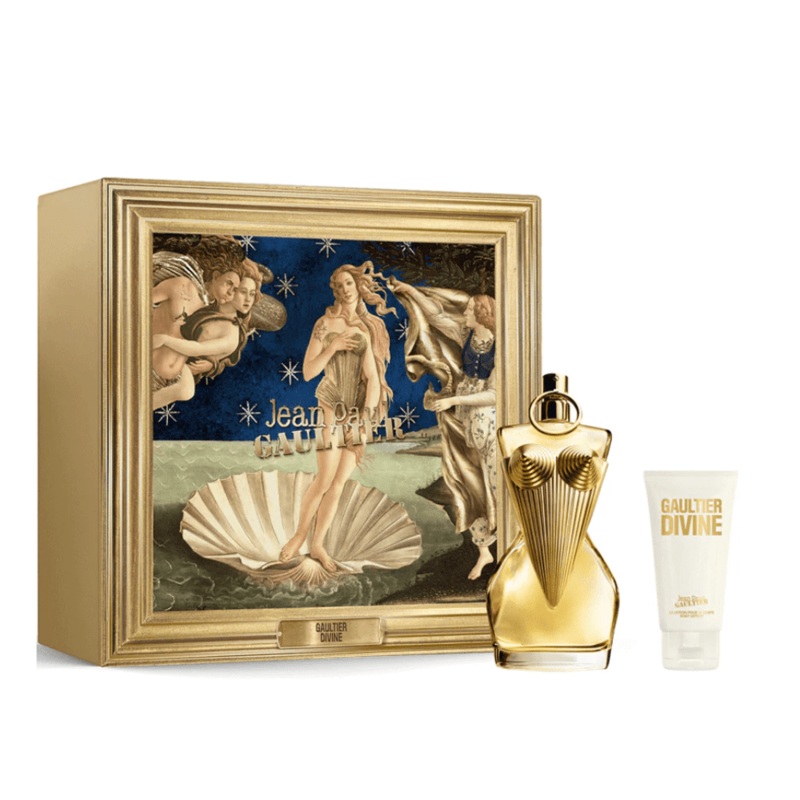 Jean Paul Gaultier Divine Eau de Parfum Women's Perfume Gift Set Spray (100ml) with Shower Gel