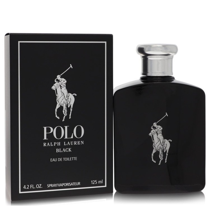 Polo Black by Ralph Lauren Eau De Toilette Spray 4.2 oz for Men - Premium Designer Fragrance
