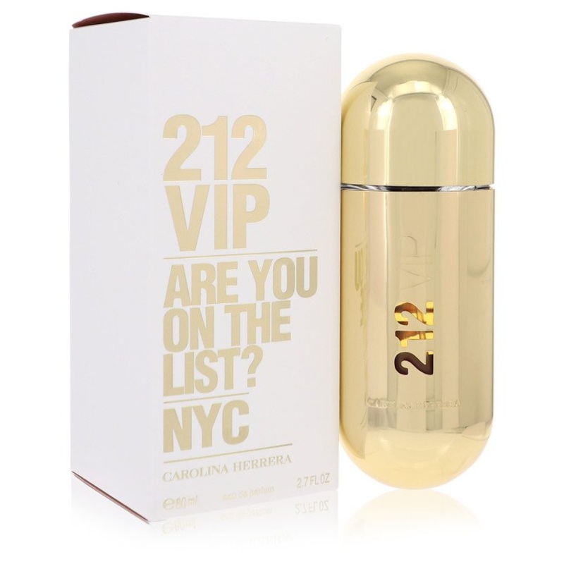 212 Vip by Carolina Herrera Eau De Parfum Spray 2.7 oz for Women - Premium Designer Fragrance