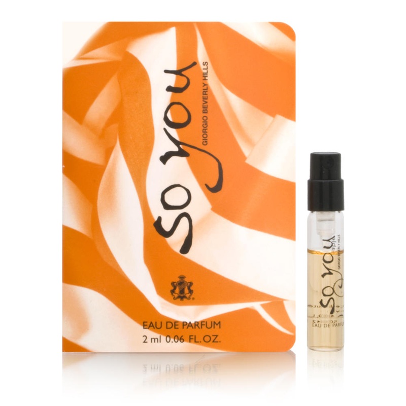So You by Giorgio Beverly Hills for Women 0.06 oz Eau de Parfum Sampler Vial Spray
