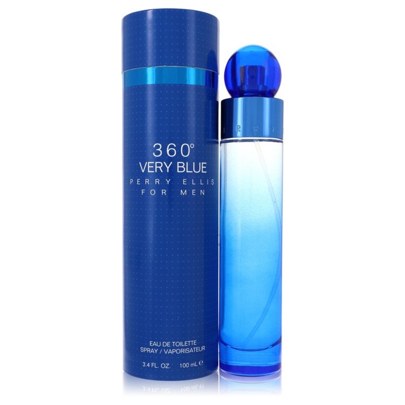 360 Very Blue EDT Spray 3.4 Oz Cologne by Perry Ellis for Men