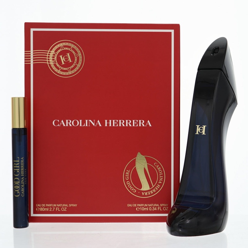 Good Girl By Carolina Herrera Perfume 2 Piece Gift Set - 2.7 Oz Edp Spray, 0.34 Oz Edp Spray For Women - Gift Set