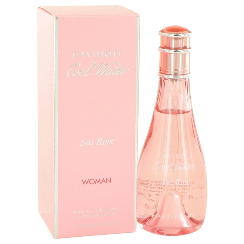 Cool Water Sea Rose by Davidoff For Women Eau De Toilette Spray 3.4 oz