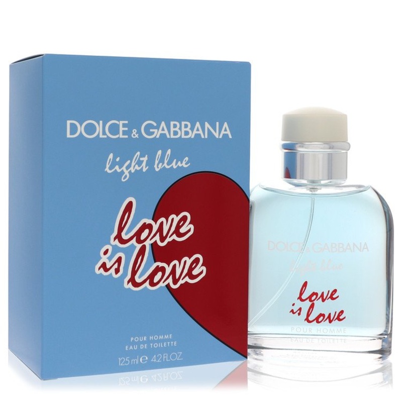 Light Blue Love Is Love by Dolce & Gabbana Eau De Toilette Spray 4.2 oz for Men - Premium Designer Fragrance