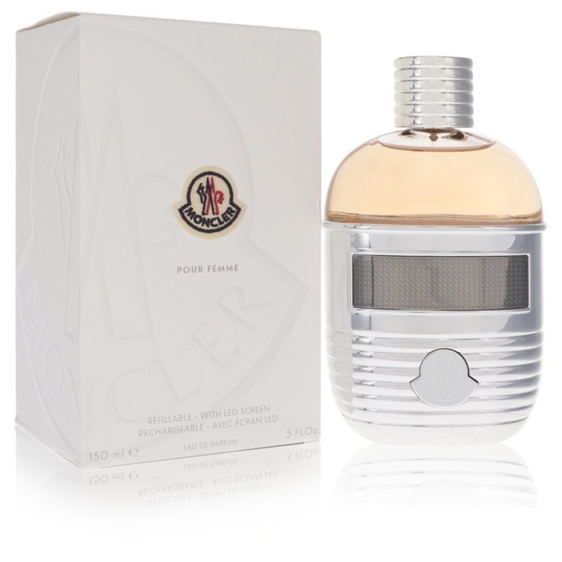 Moncler by Moncler Eau De Parfum Spray (Refillable + LED Screen) 5 oz for Women - Premium Designer Fragrance