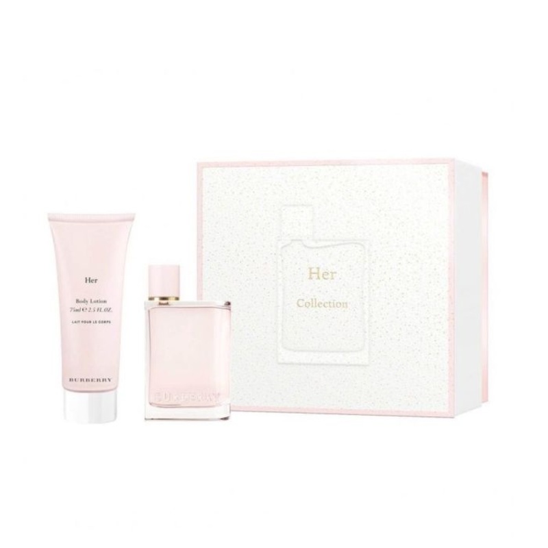 Burberry Her Parfum 2 Piece Gift Set by Burberry for Women