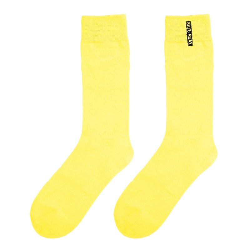 Chokore Stylish Cotton Socks (Yellow)