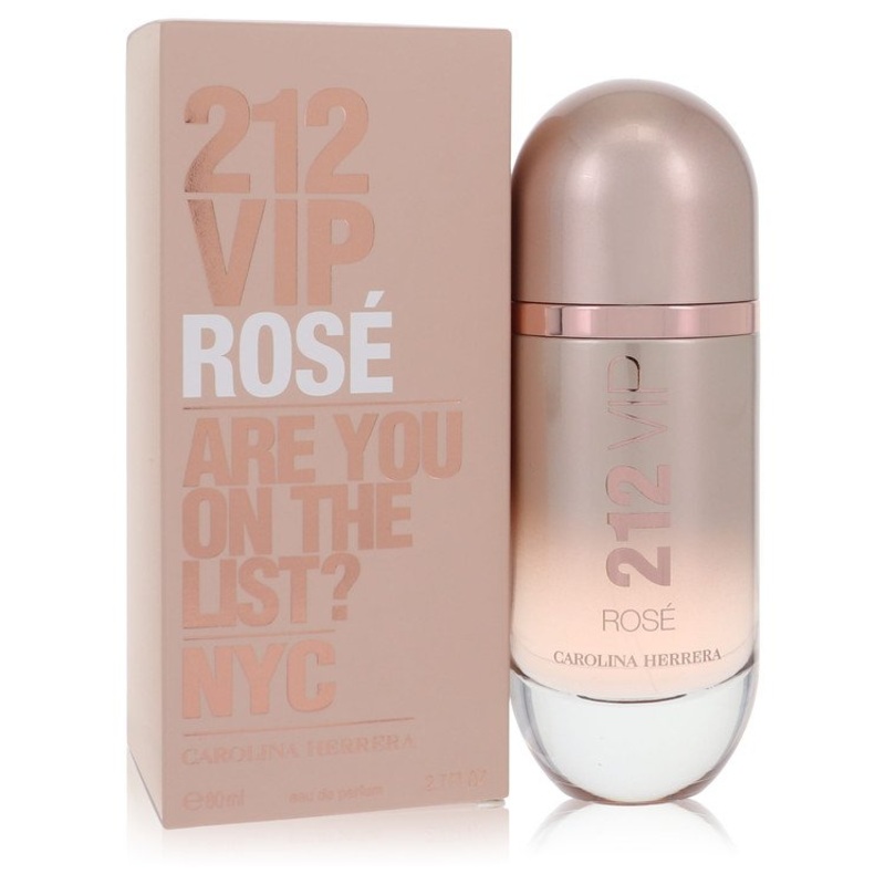 212 VIP Rose by Carolina Herrera Eau De Parfum Spray 2.7 oz for Women - Premium Designer Fragrance
