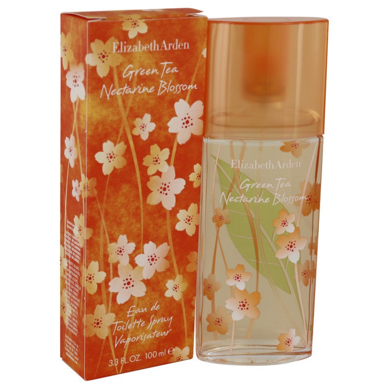 Green Tea Nectarine Blossom by Elizabeth Arden For Women Eau De Toilette Spray 3.3 oz