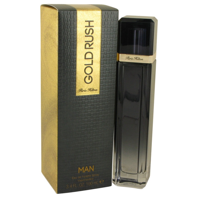 Gold Rush by Paris Hilton For Men Eau De Toilette Spray 3.4 oz