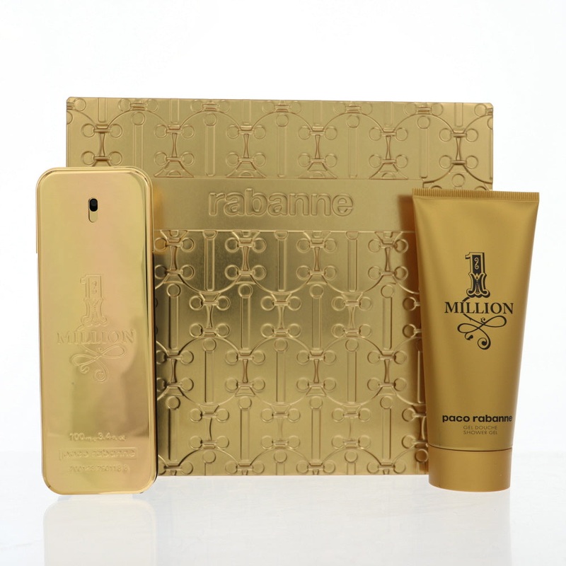 Paco Rabanne 1 Million By Paco Rabanne Cologne 2 Piece Gift Set - 3.4 Oz Edt Spray, 3.4 Oz Shower Gel For Men - Gift Set