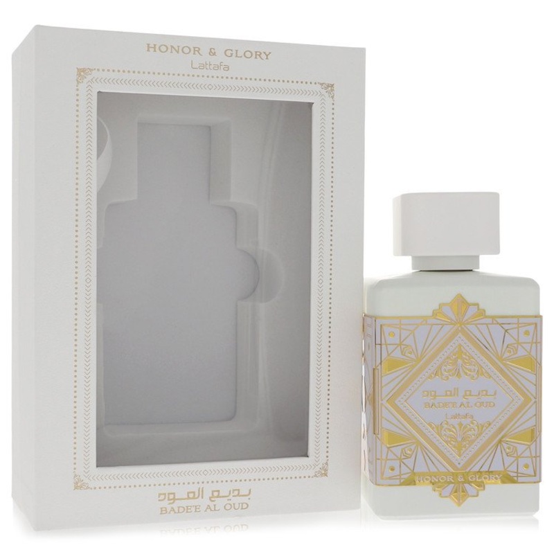 Lattafa Badee Al Oud Honor & Glory by Lattafa Eau De Parfum Spray (Unisex) 3.4 oz for Men - Premium Designer Fragrance