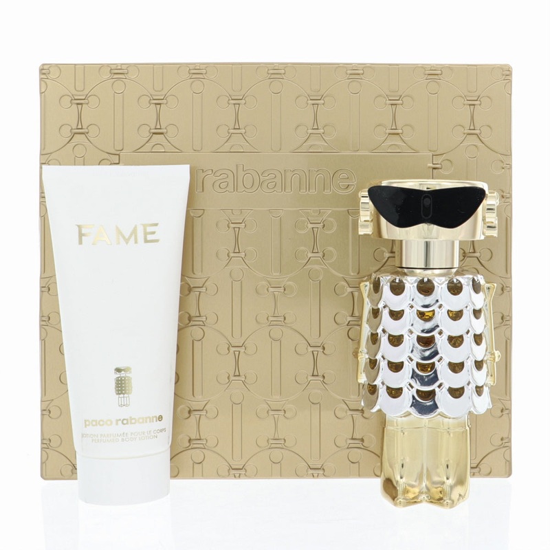 Paco Rabanne Fame By Paco Rabanne Perfume 2 Piece Gift Set - 2.7 Oz Edp Spray, 3.4 Oz Perfumed Body Lotion For Women - Gift Set