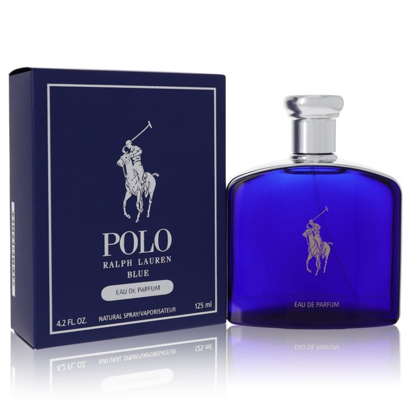 Polo Blue by Ralph Lauren Eau De Parfum Spray 4.2 oz / 125 ml for Men