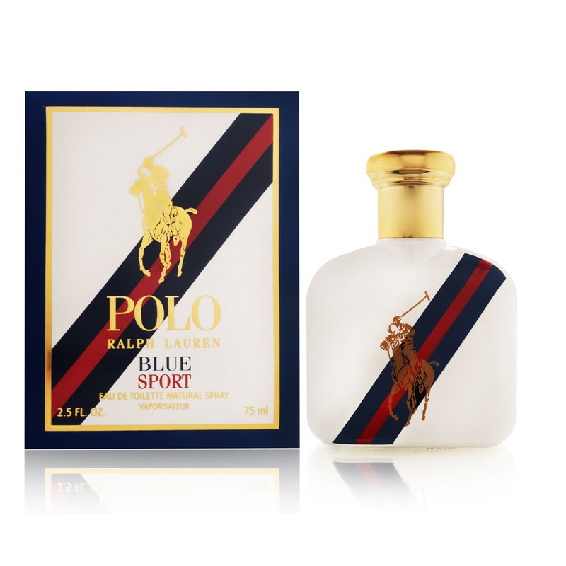 Polo Blue Sport by Ralph Lauren for Men 2.5 oz Eau de Toilette Spray