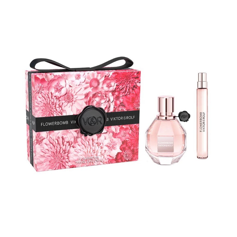 Viktor & Rolf Flowerbomb Eau de Parfum Women's Gift Set Spray (50ml) with 10ml EDP